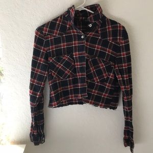 Cropped flannel